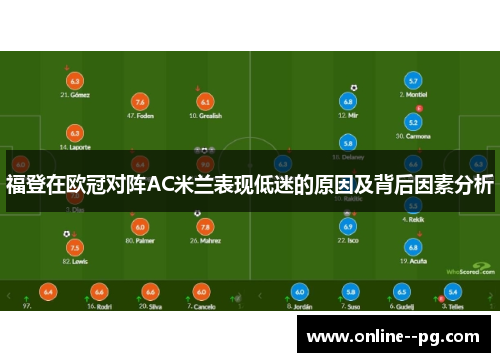 福登在欧冠对阵AC米兰表现低迷的原因及背后因素分析